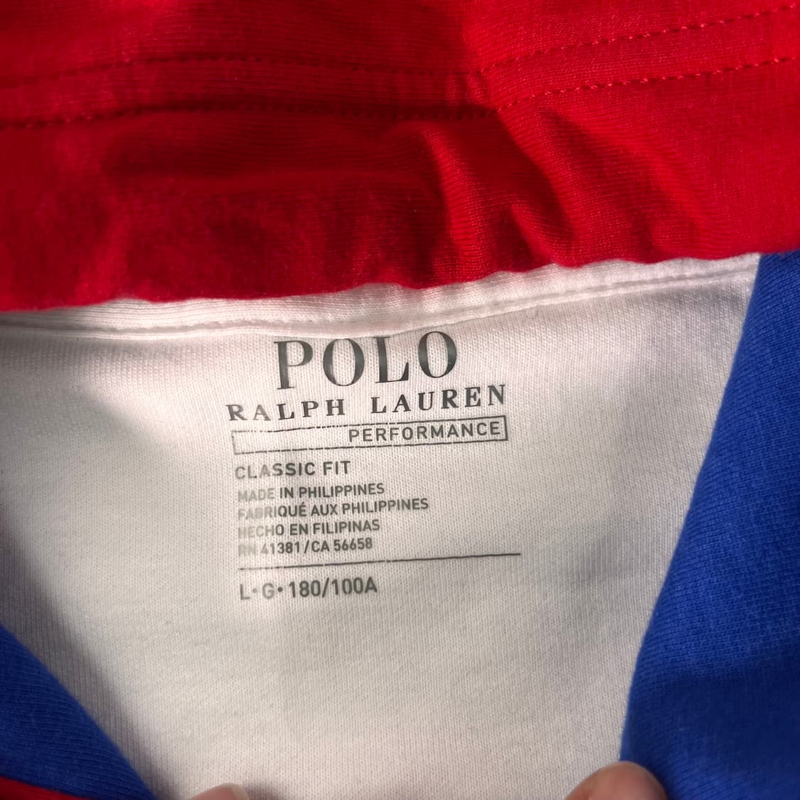 100 폴로랄프로렌 컬러 블럭 빅로고 후드티 상품이미지3