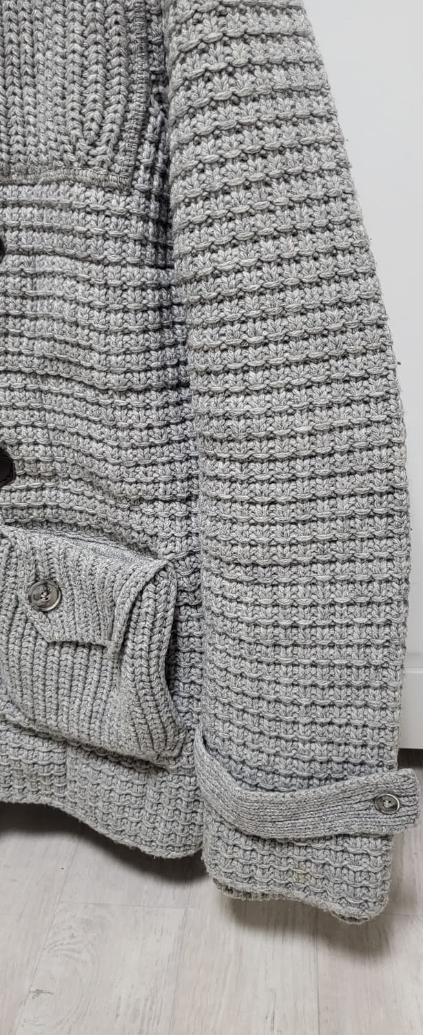 Bark 니트 더플 코트 상품이미지5