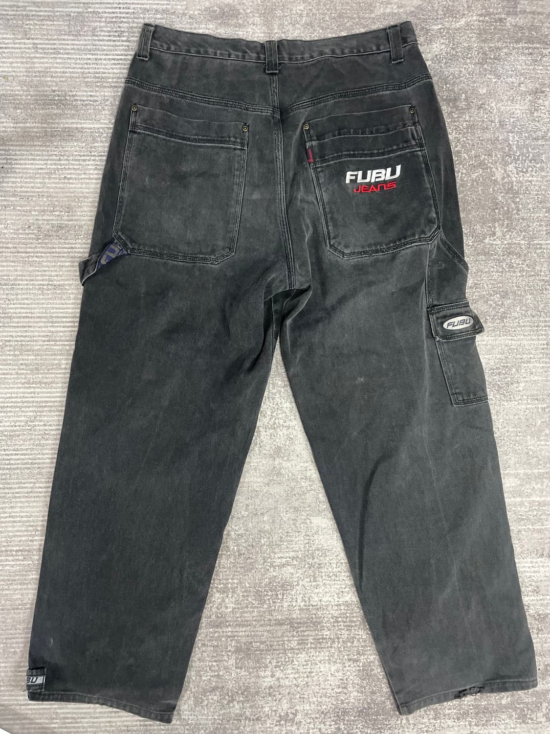 90s old school FUBU 흑청카펜터 상품이미지6