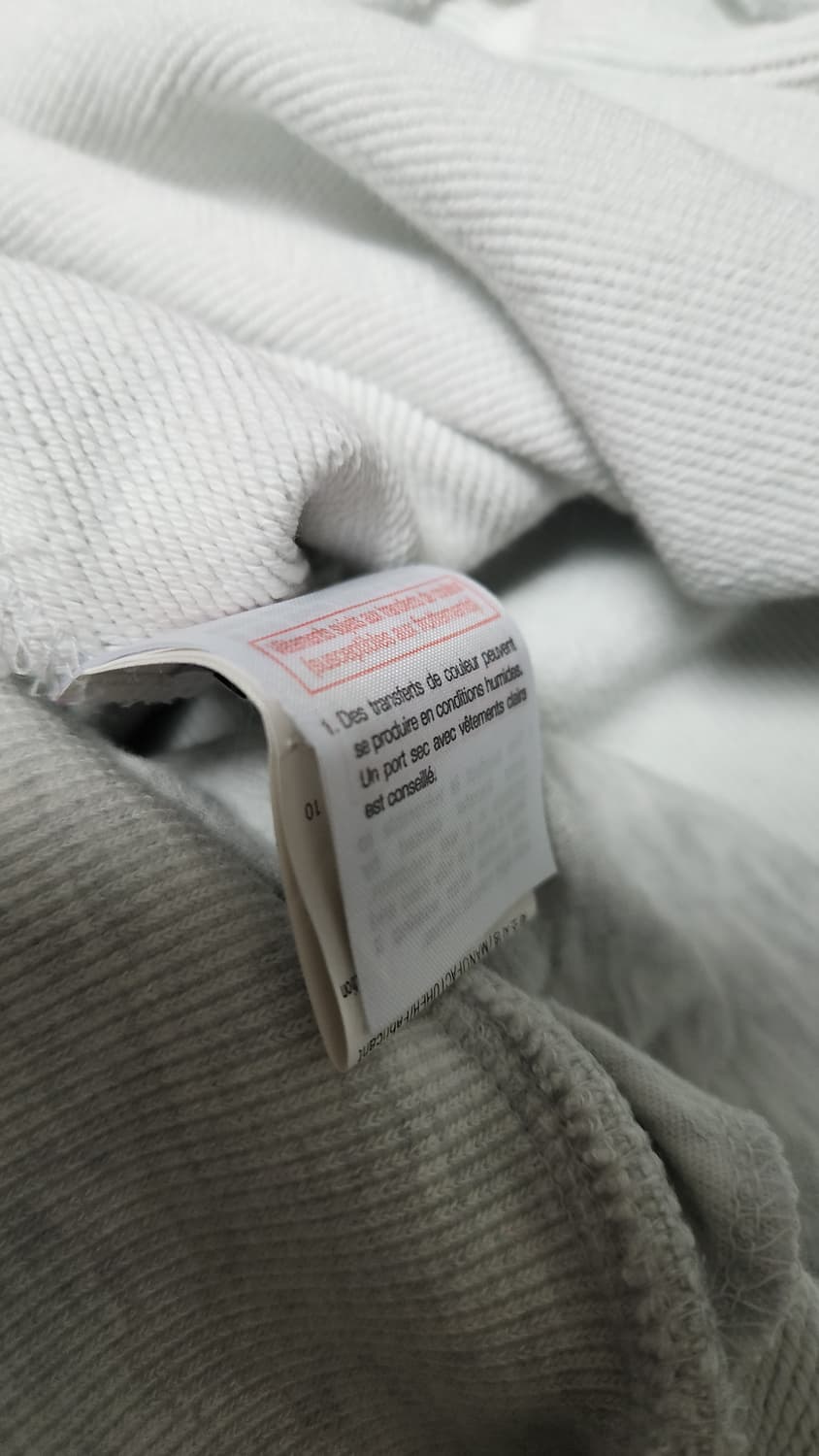 솔리드옴므 백로고 그레이 후디 48 오버핏 상품이미지7