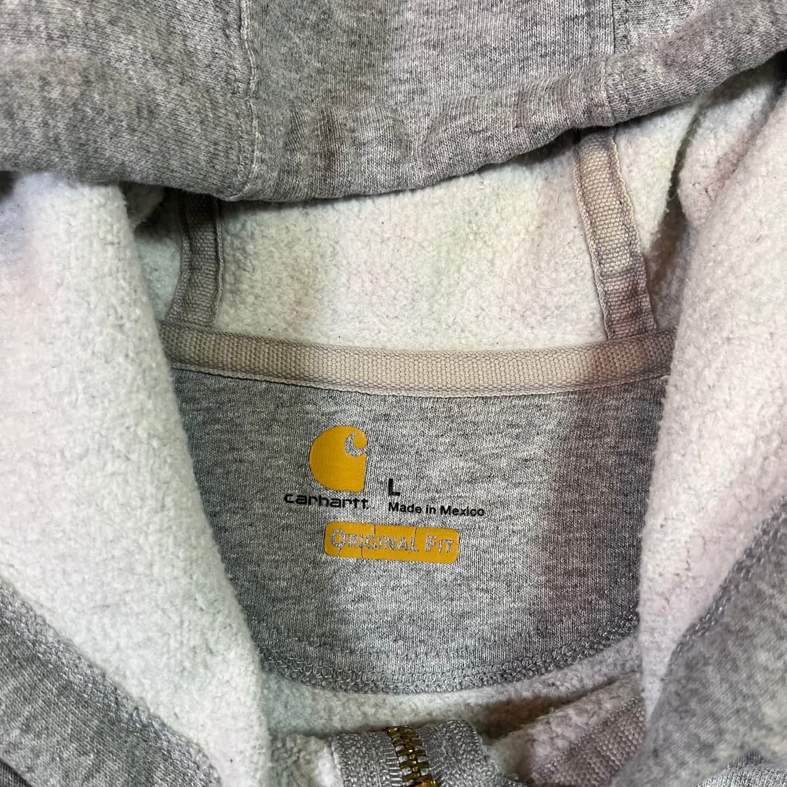 칼하트 그레이 오버 후드집업 상품이미지3