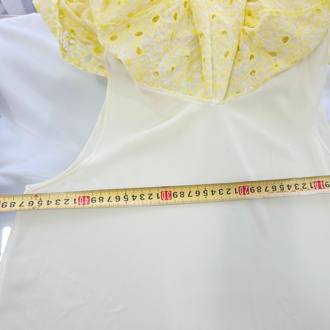 [BLUPEPE] 블루페페 옐로우 자수 레이스 블라우스 여성 상품이미지7