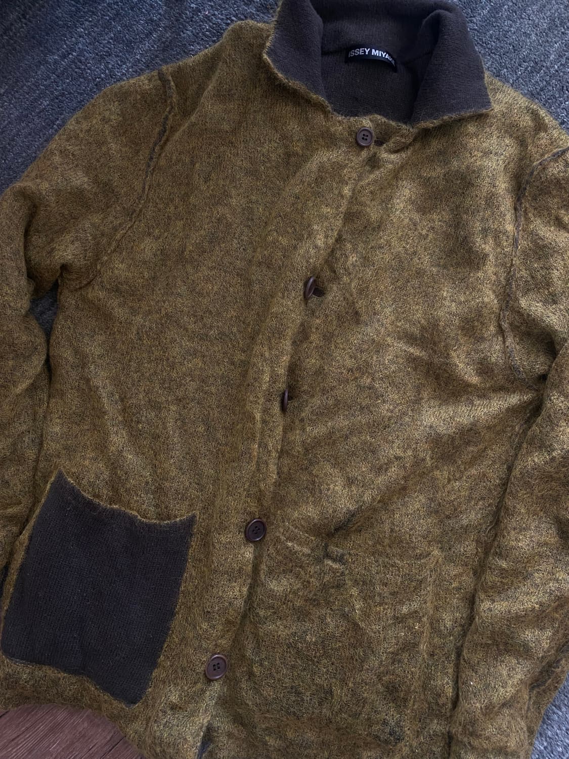 이세이미야케 모헤어 리버서블 가디건 상품이미지4