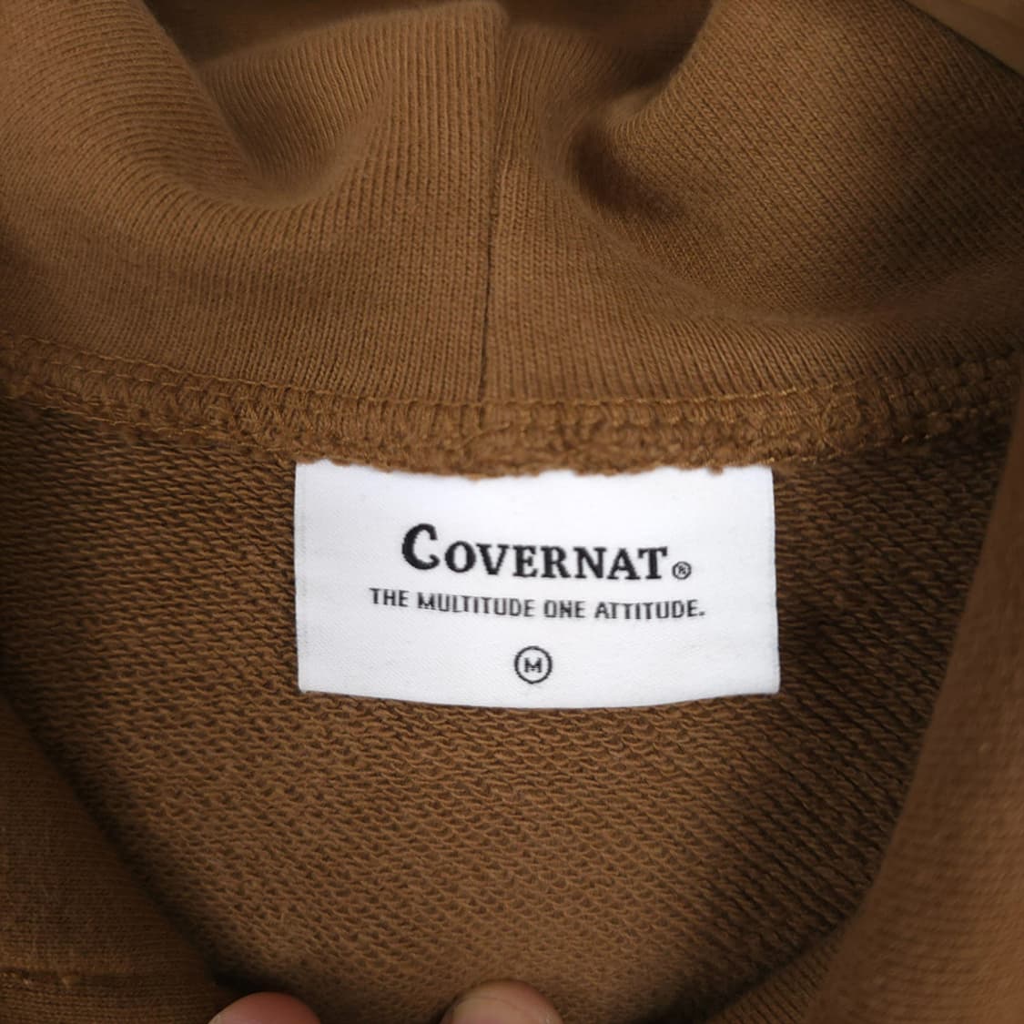 남성용 커버낫 COVERNAT C 로고 와펜 후드티 95(M) 상품이미지7