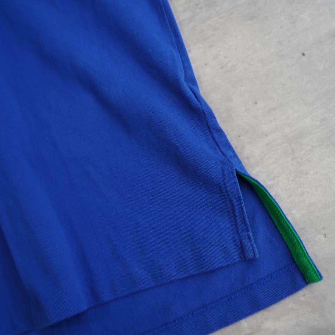 폴로 랄프 로렌 빅포니 배색 포인트 반팔 카라티 블루 상품이미지4