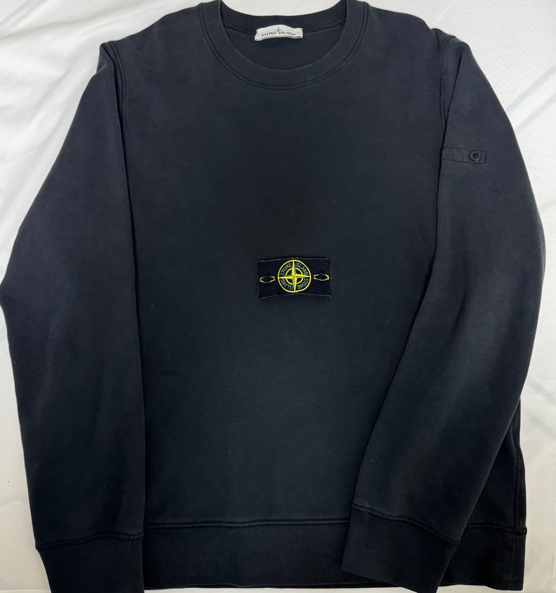 [L]21FW 스톤아일랜드 크루넥 블랙 맨투맨 상품이미지1