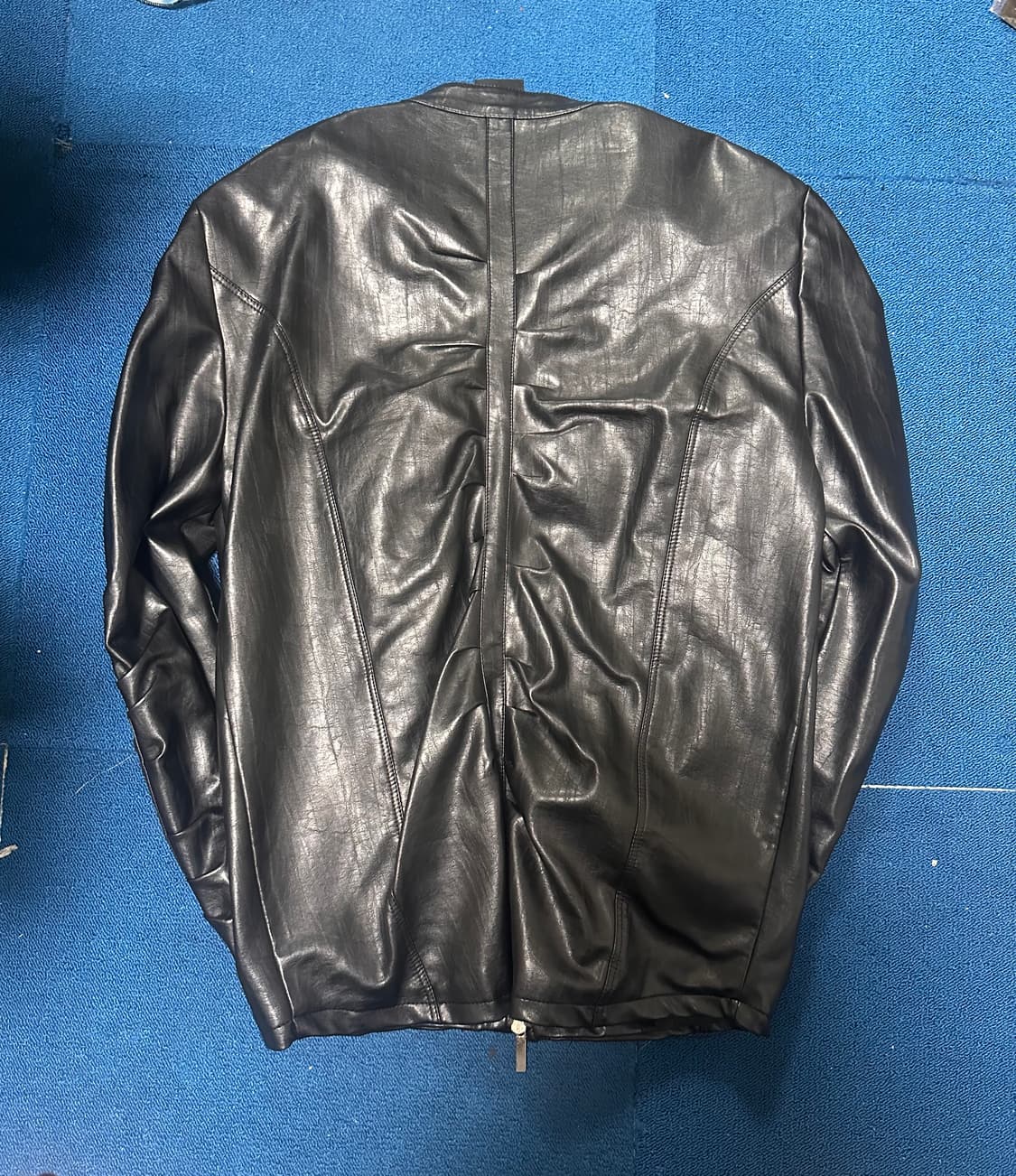 NACHE shirring leather jacket 상품이미지6