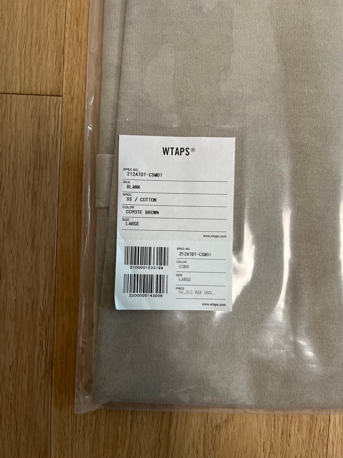 더블탭스 WTAPS 워시드 포켓 티셔츠 상품이미지4