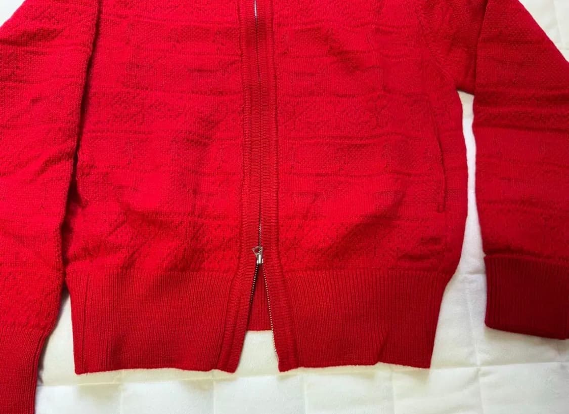 [2] 마티앤선즈 자카드 zip army 스웨터 가디건 상품이미지4