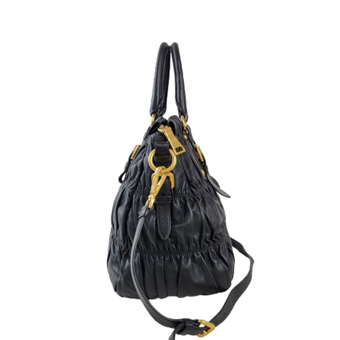 정품 프라다 클래식 고프레 램스킨 2-WAY 백 상품이미지3