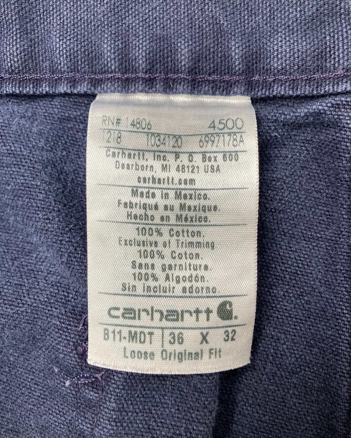 10s Carhartt Single Knee Pants (midnight 상품이미지3