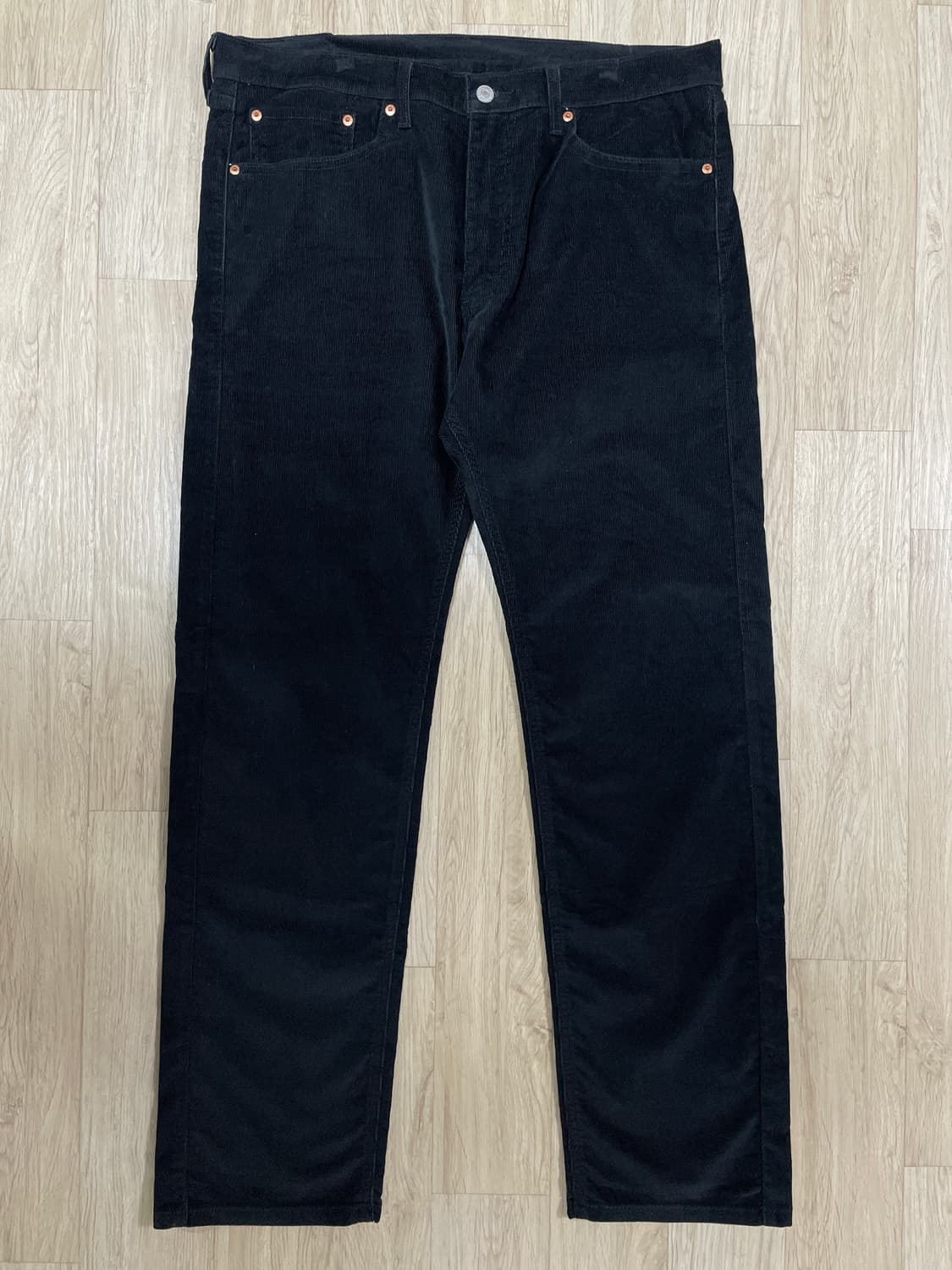 36) 리바이스 매장판 505 일자핏 블랙 코듀로이 팬츠(새제품)LVC 상품이미지2