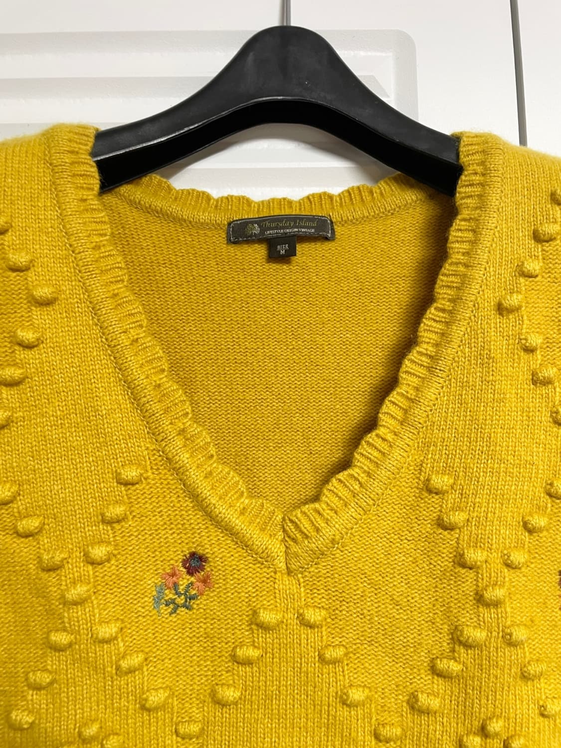 써스데이아일랜드 니트 조끼 상품이미지4