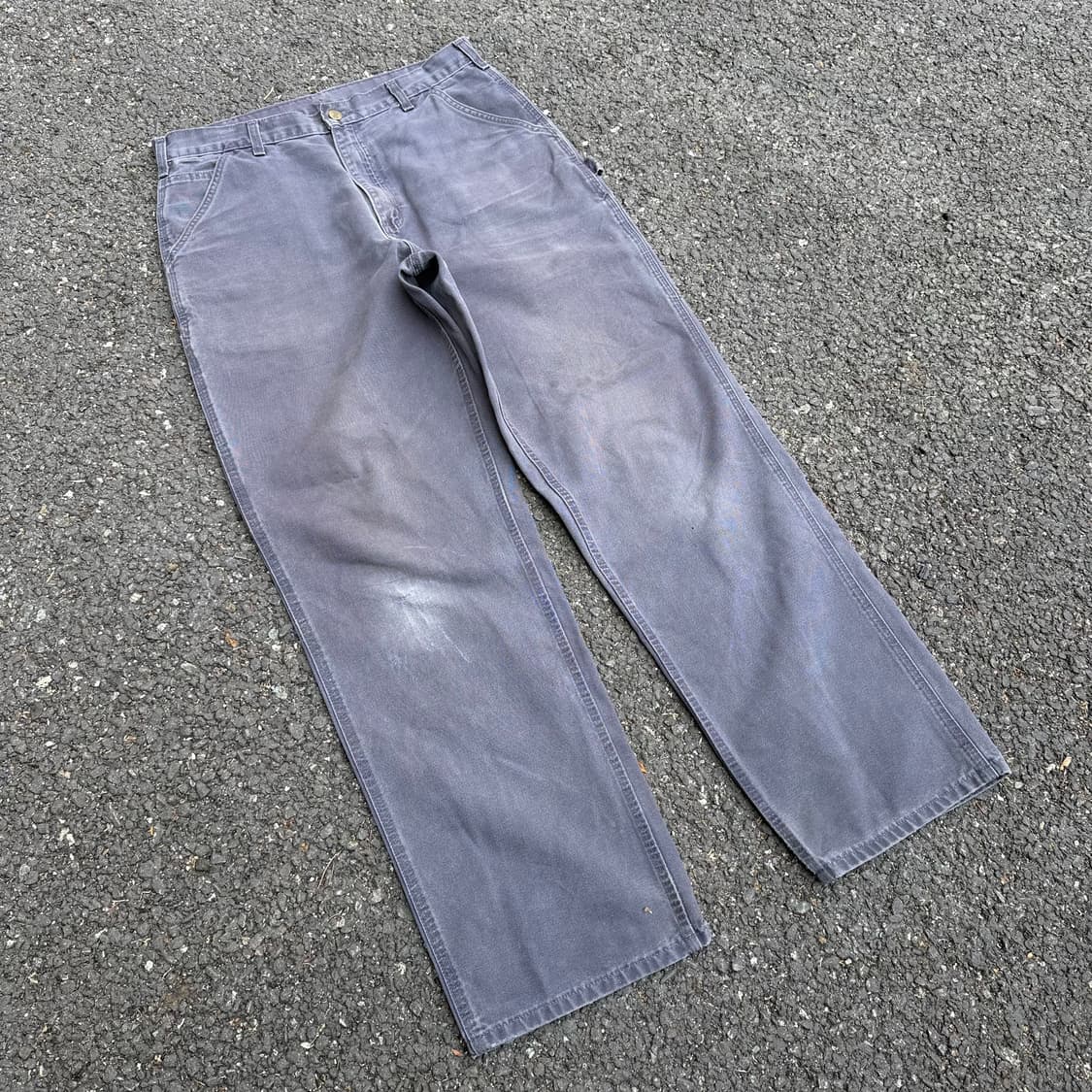 OG 빈티지 칼하트 B11 PTB 싱글니 카펜터 팬츠 상품이미지3