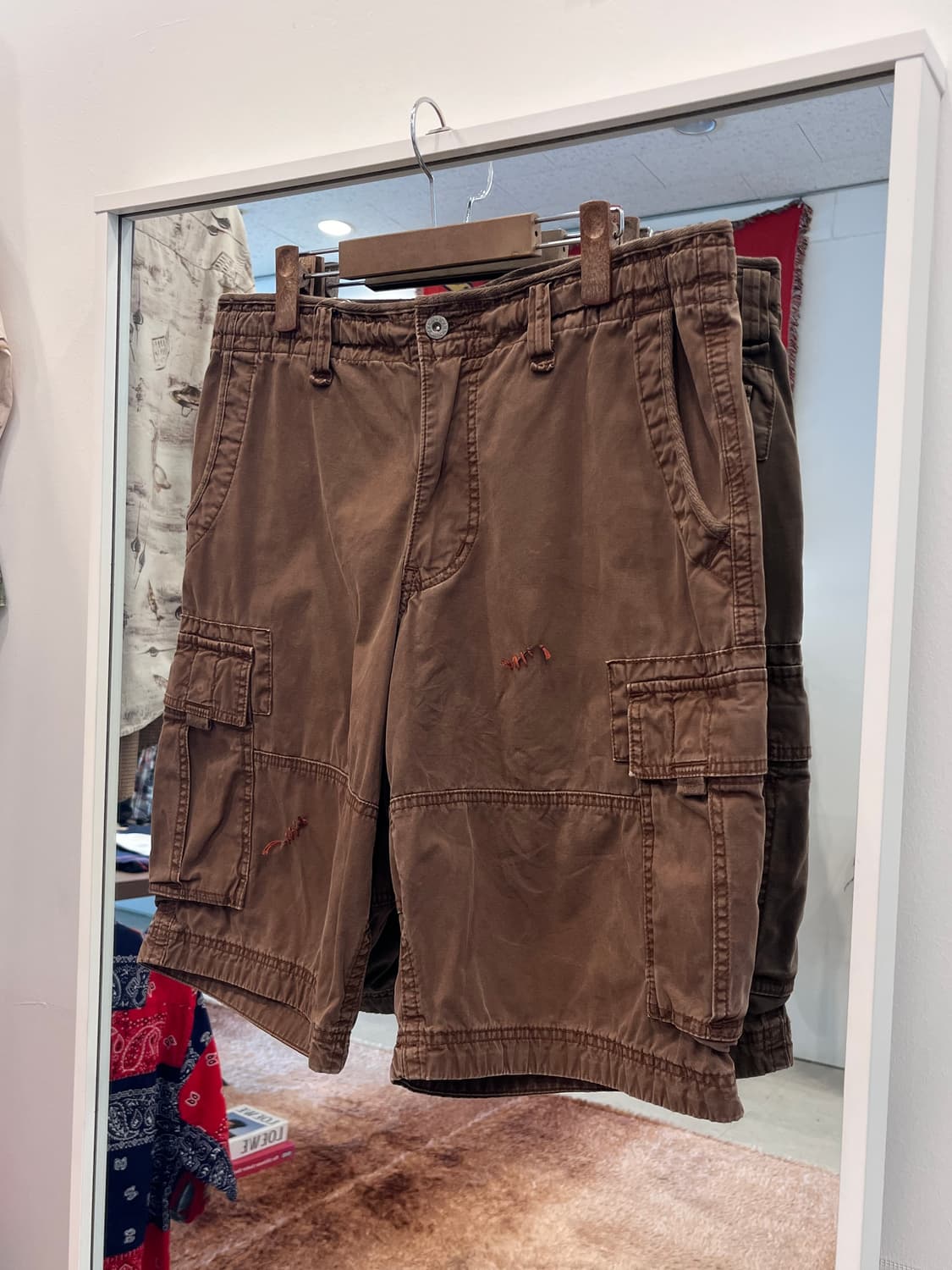 00s Uniqlo 올드 유니클로 빈티지 카고 하프 팬츠 (34inch) 상품이미지1