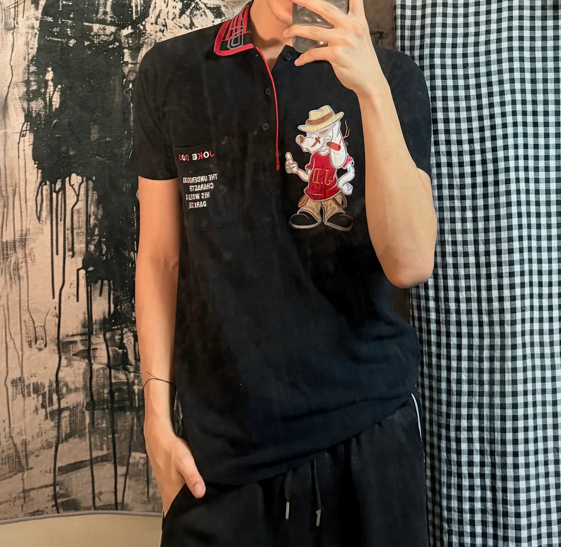 Gal-fy joke dog polo t-shit  상품이미지5