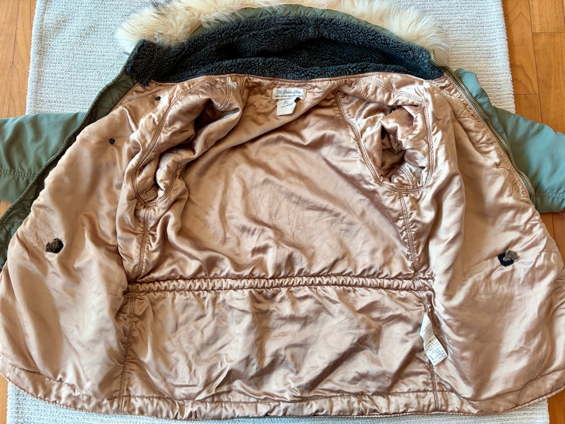 Recycled Nylon Twill N-3B Coat Sage 상품이미지3