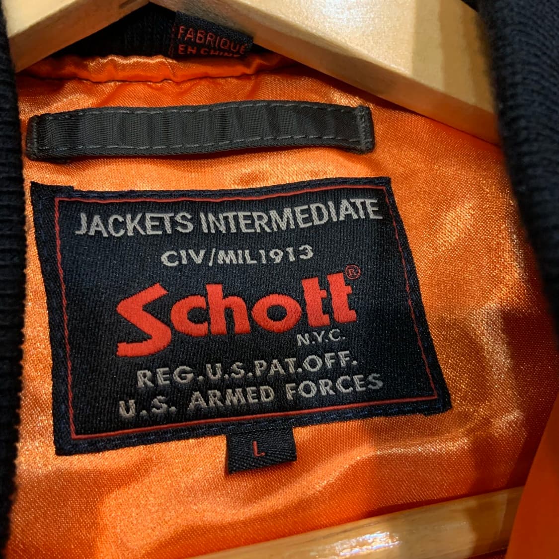 새상품)Schott 쇼트 Ma-1 플라잉타이거 자켓 L 상품이미지6