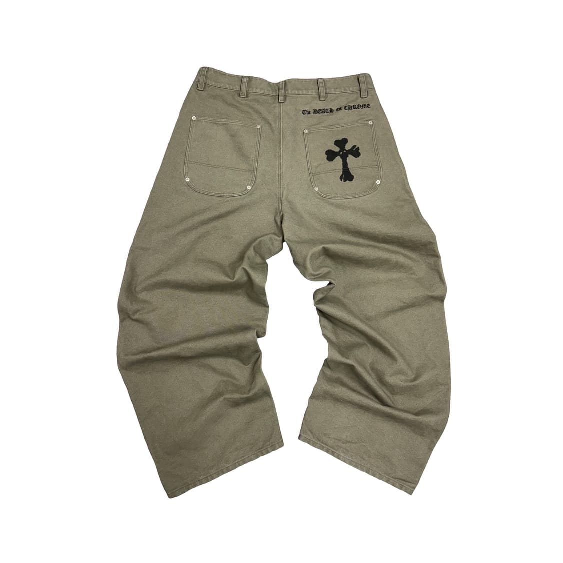 아오이로 크롬 워크 팬츠- 워시드 올리브 상품이미지2