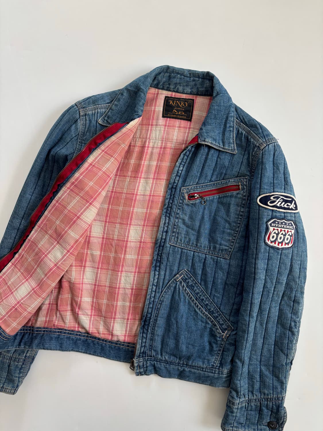 Hysteric Glamour 히스테릭글래머 데님 패치워크 자켓 상품이미지3