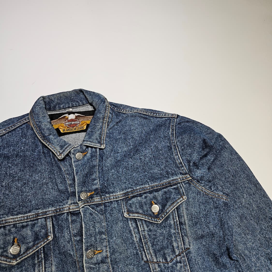90s 할리데이비슨 데님 자켓[L] 상품이미지3