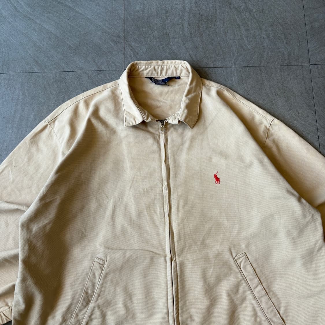 91년 신한 생산 폴로 베이지 스윙톱 자켓 상품이미지3