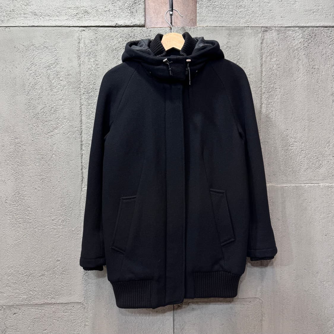 라코스테 울 블루종 후드 자켓 (S)   상품이미지1