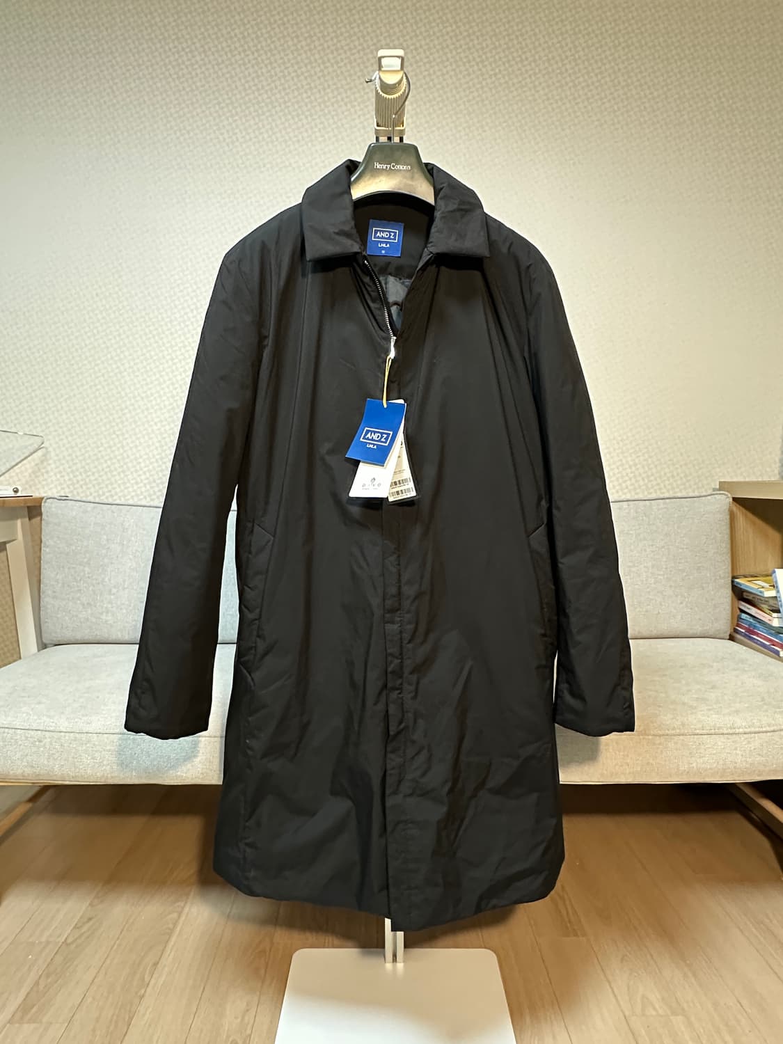 앤드지(ANDZ) 구스다운 트렌치 패딩 맥코트  상품이미지1