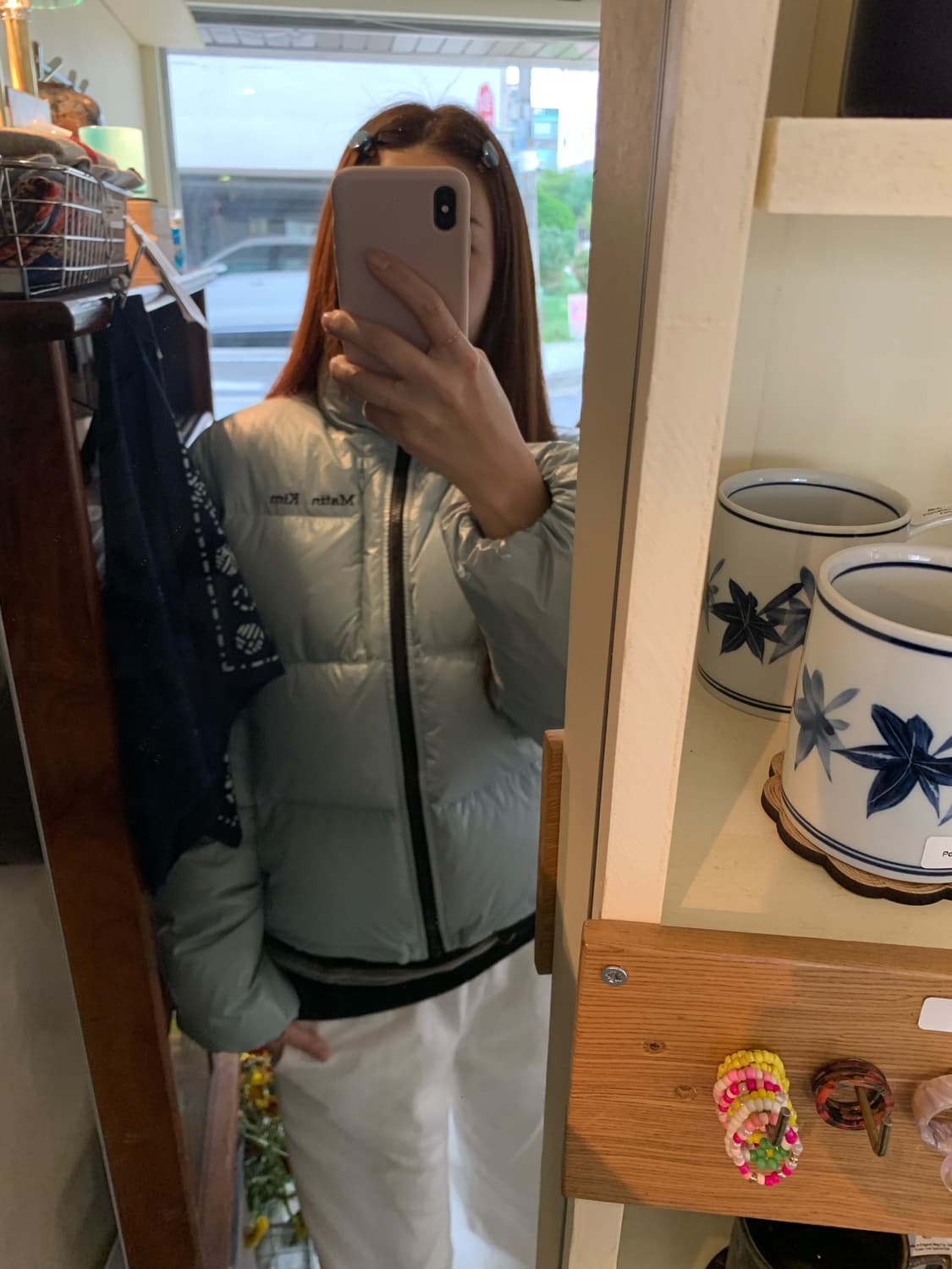 마뗑킴 로고 볼륨 다운 패딩 S 상품이미지6