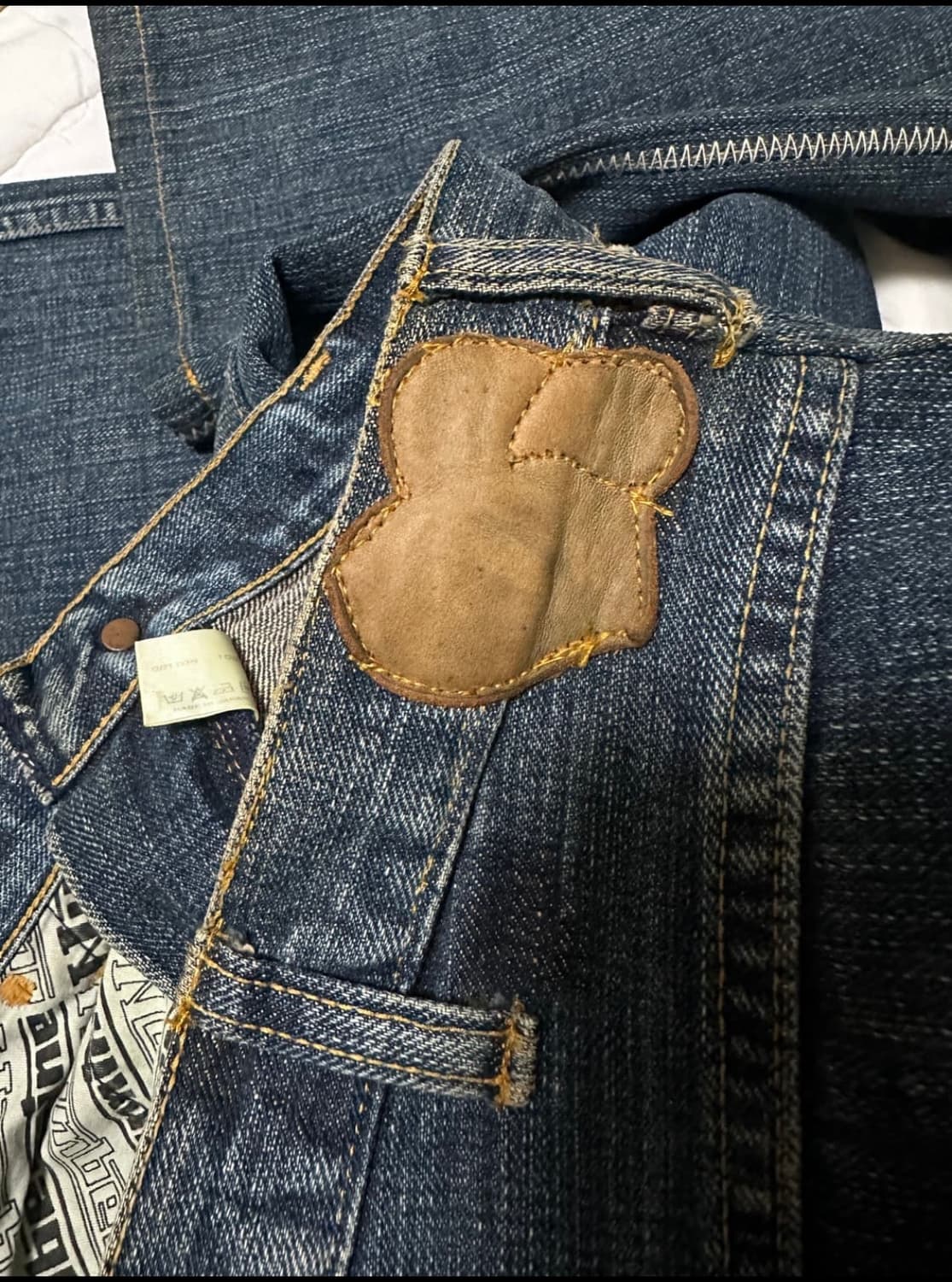 넘버나인 03aw 커트기 패치데님 상품이미지5