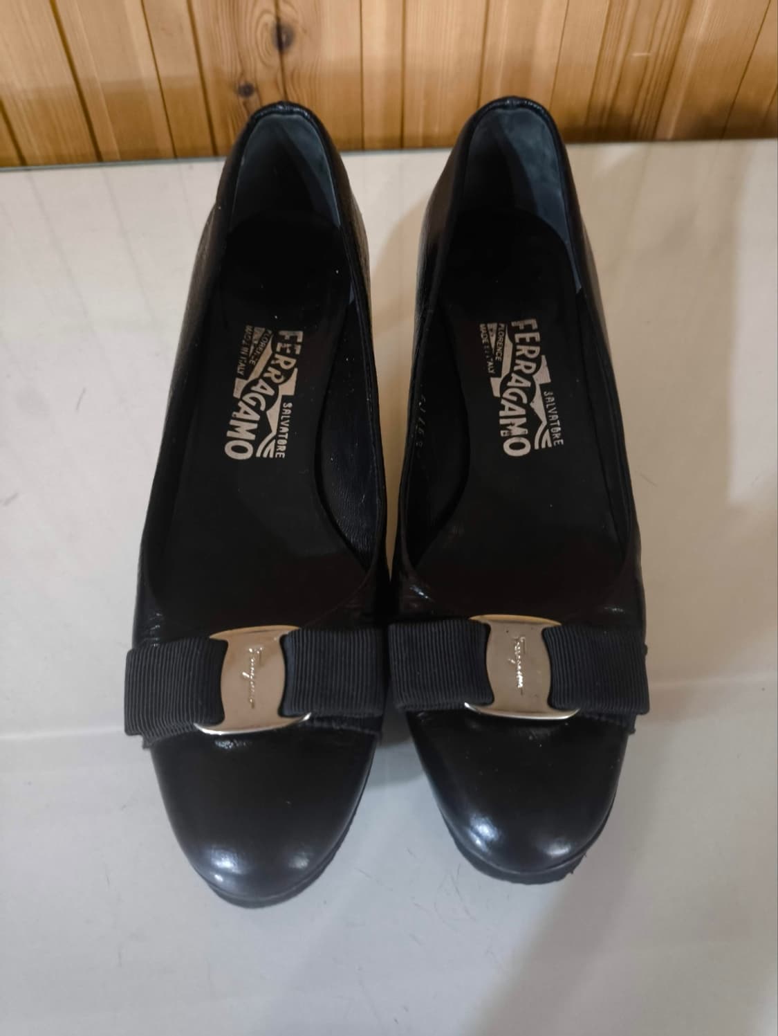 230mm 6 페라가모 바라 힐 구두 4.5cm 상품이미지4