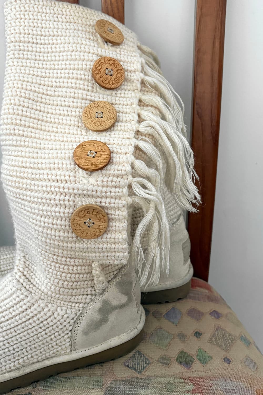 Ugg Fringe Knit Boots 상품이미지6