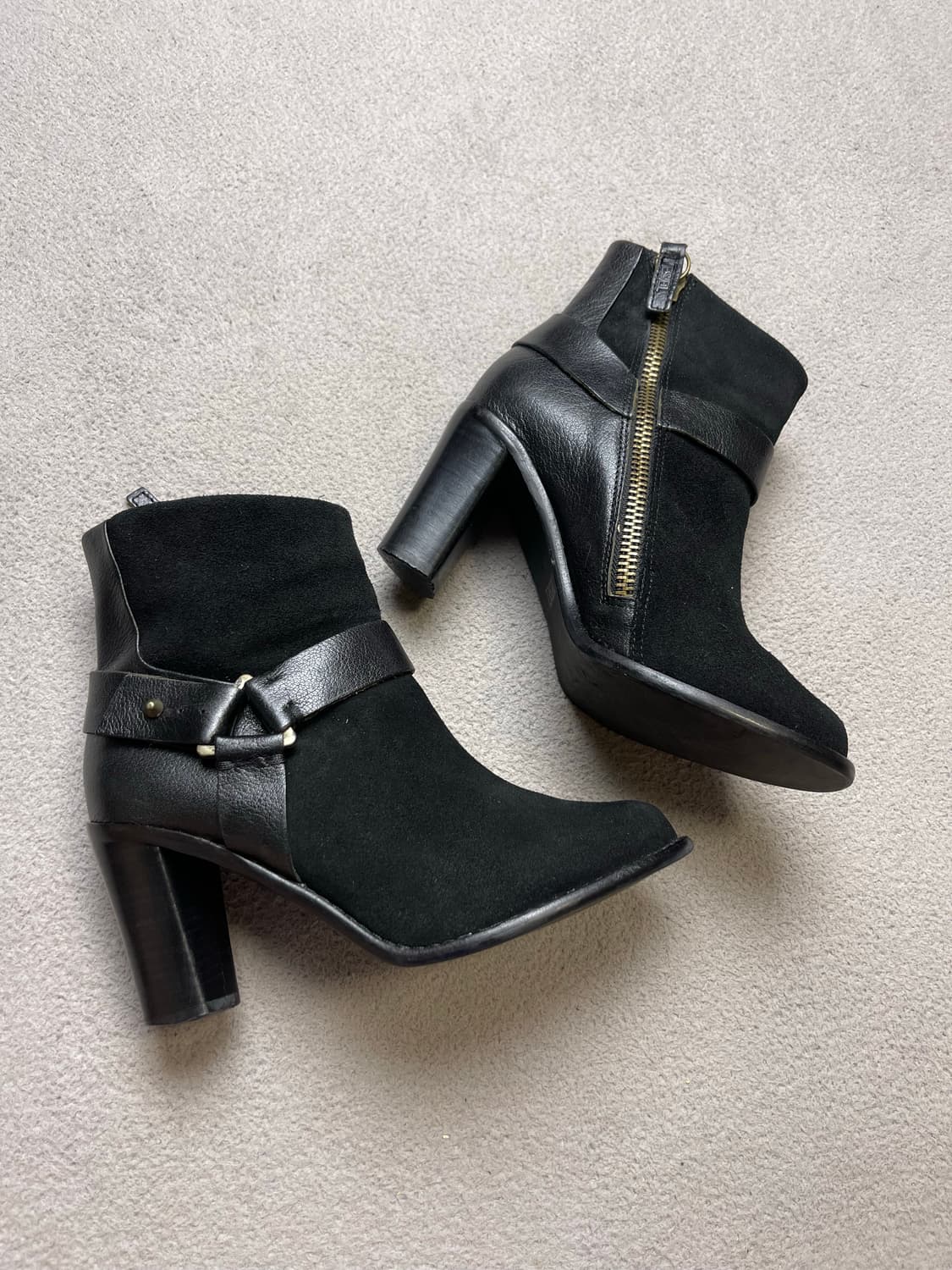 [36] DIESEL 디젤 레더 부츠 -220-225 상품이미지4