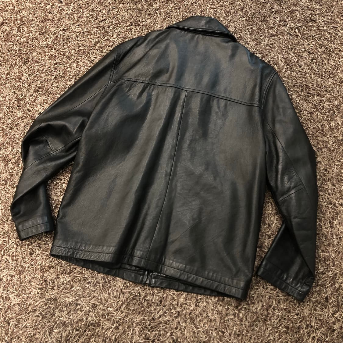 빈티지 양가죽 집업 레더 가죽 자켓 상품이미지4