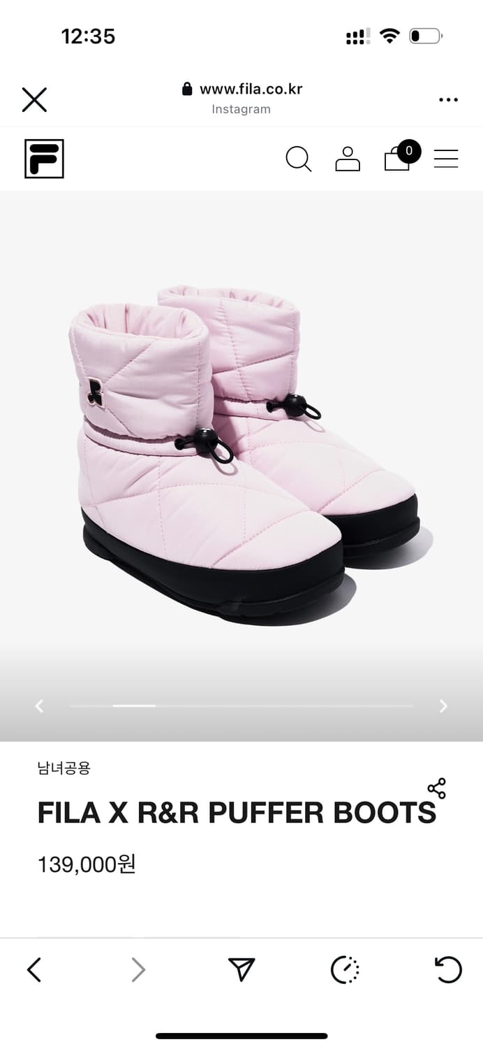 FILA x R&R 푸퍼 패딩 부츠 상품이미지3