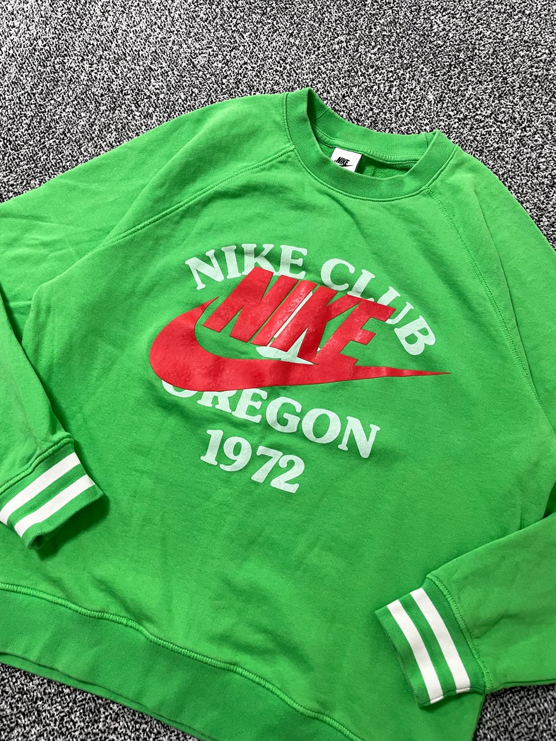 빈티지9. 나이키 NSW 오레곤 크루넥 맨투맨 스웻셔츠 그린 스파크 상품이미지2