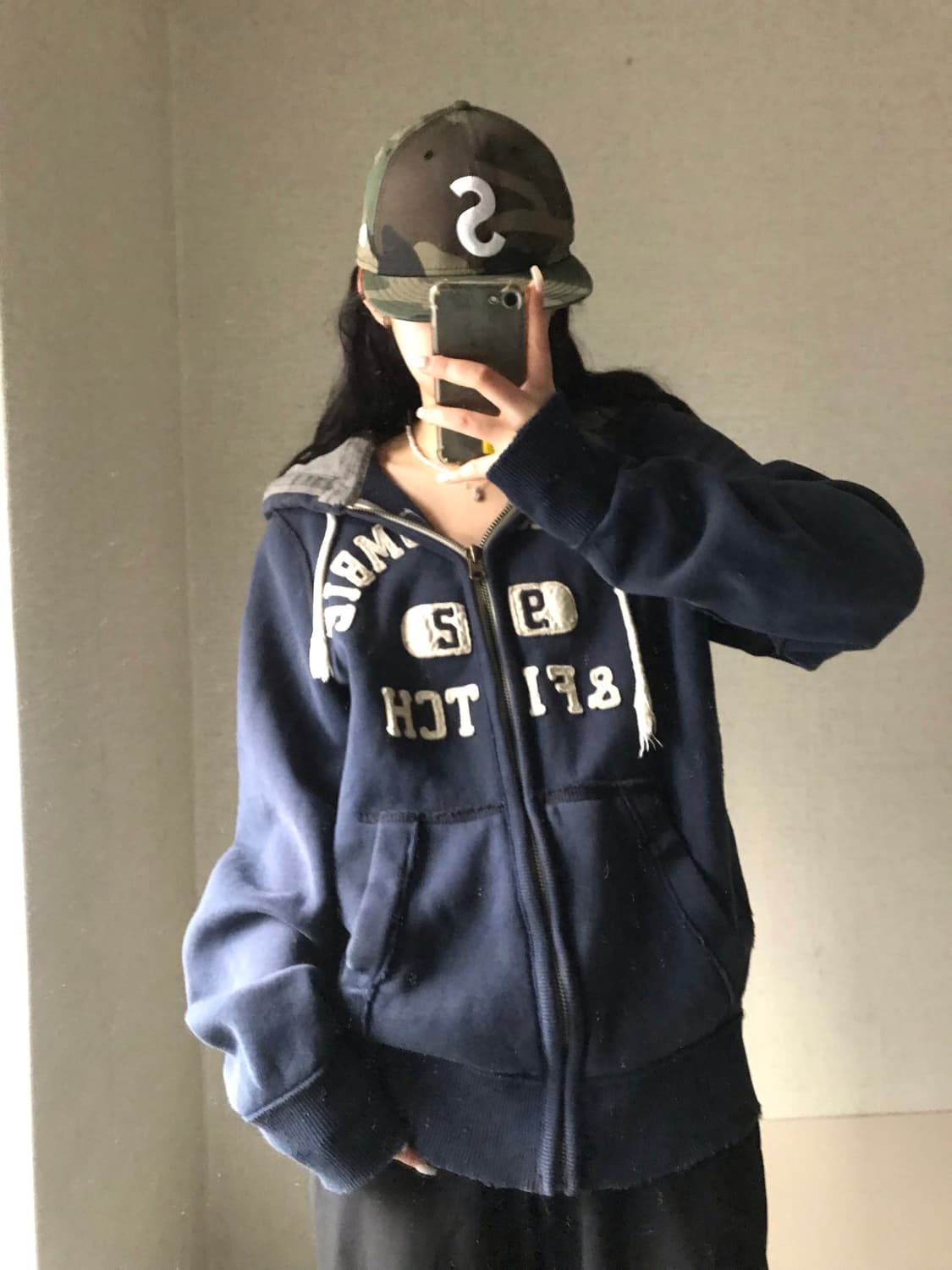 아베크롬비 네이비 후드집업 상품이미지4