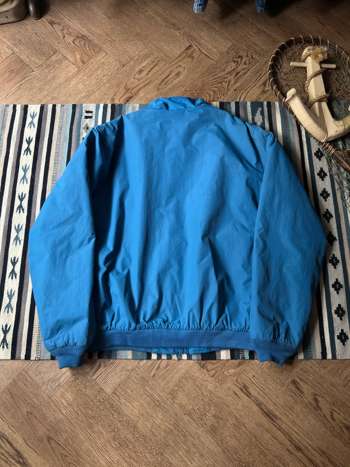 [M]엘엘빈 USA 빈티지블루 플리스 웜업 자켓 상품이미지7