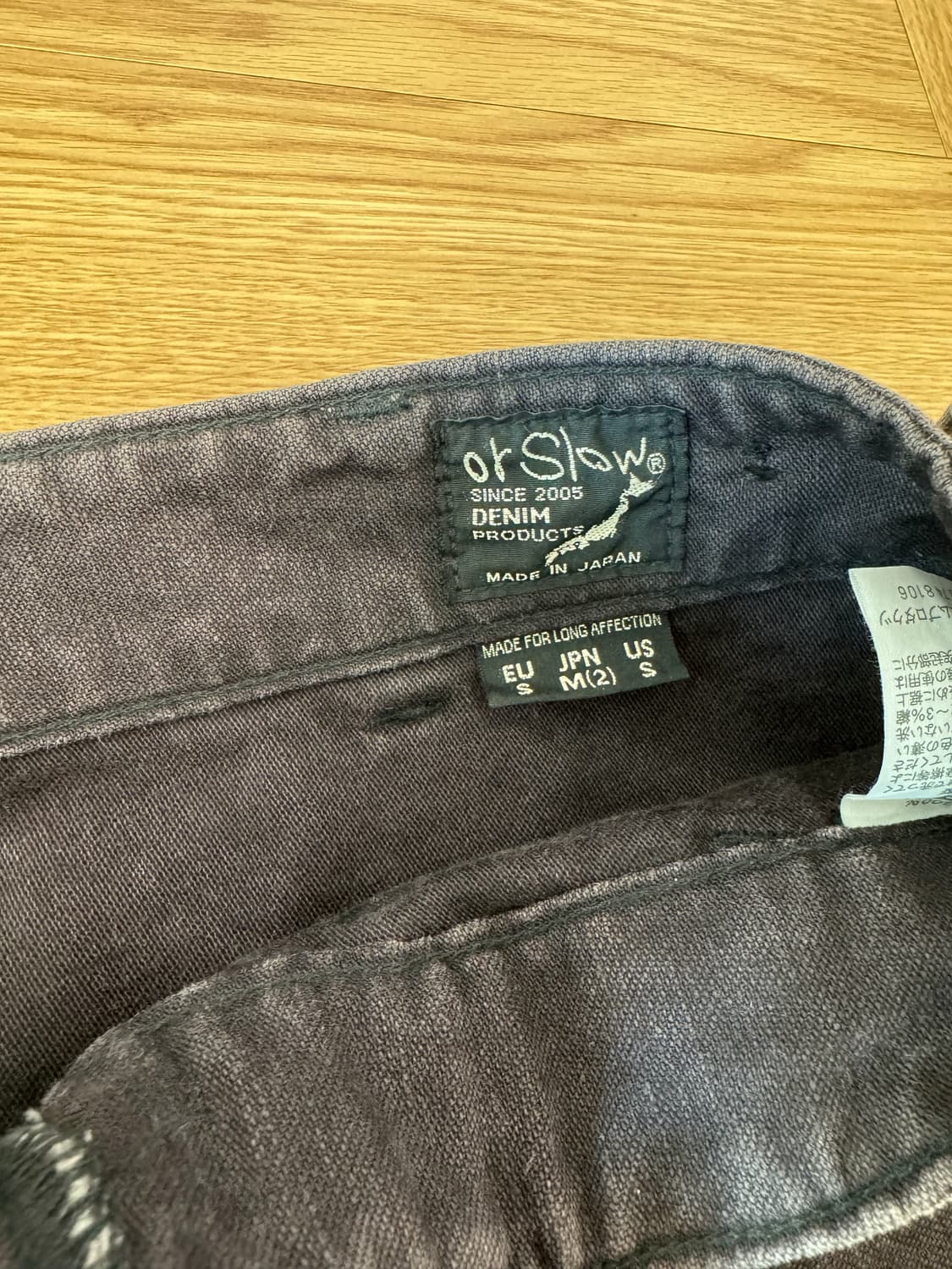 오어슬로우 퍼티그 팬츠 블랙스톤워싱 / M(2) / 레귤러핏 상품이미지10