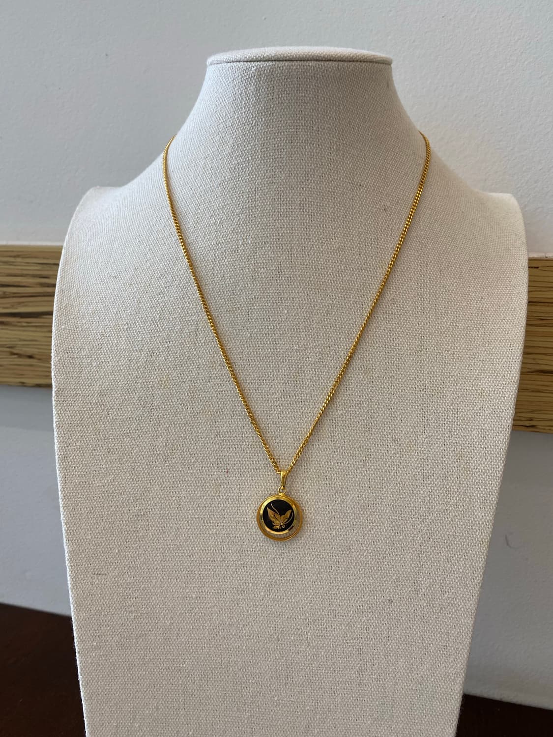 18k도금 나비 빈티지 목걸이 상품이미지1