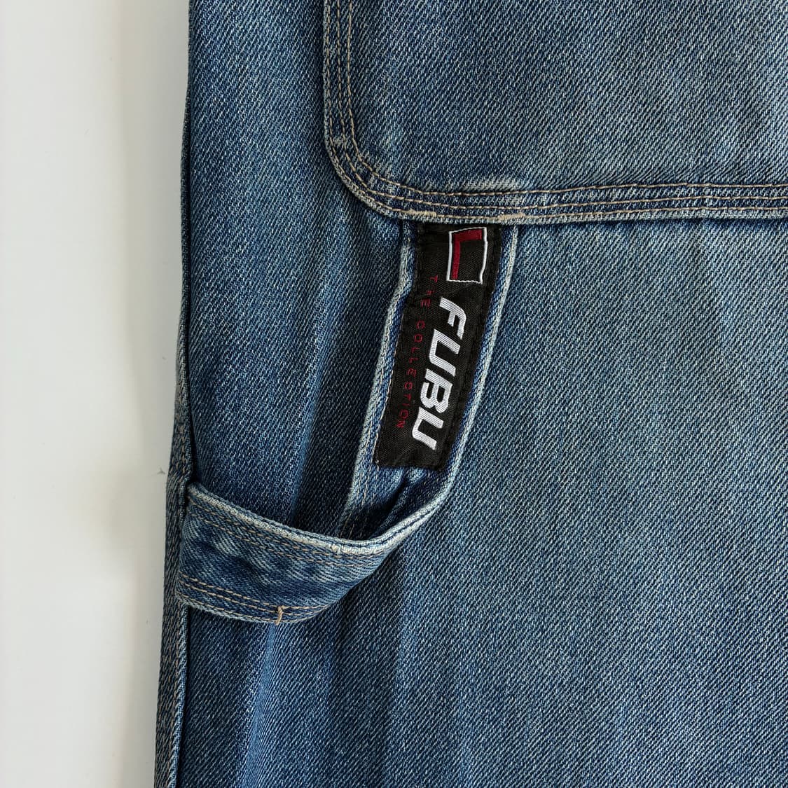 FUBU  푸부 90,s 백포켓 데님 카펜터 팬츠 상품이미지6