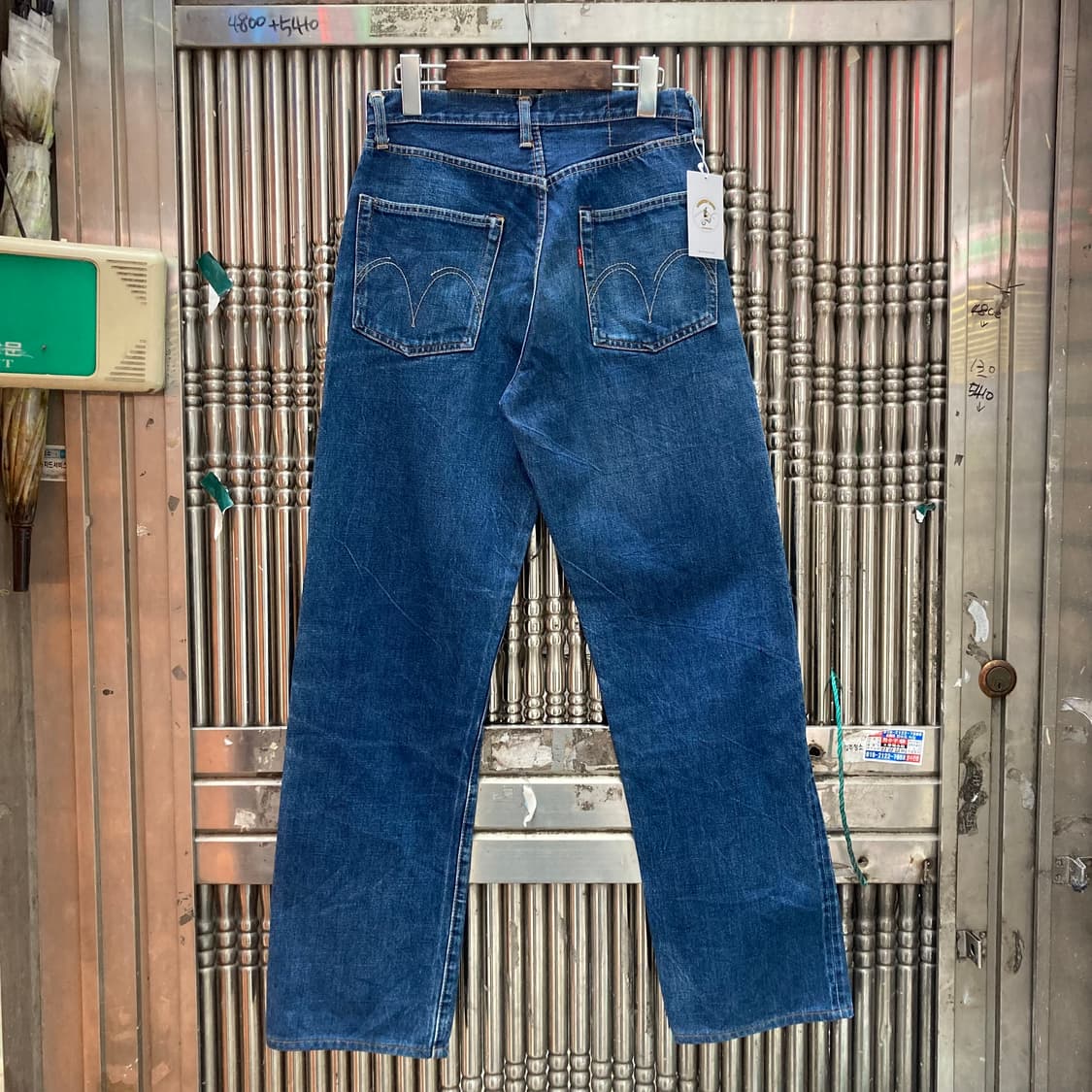 빈티지 슈가케인 워싱 셀비지 데님 팬츠 청바지 상품이미지2