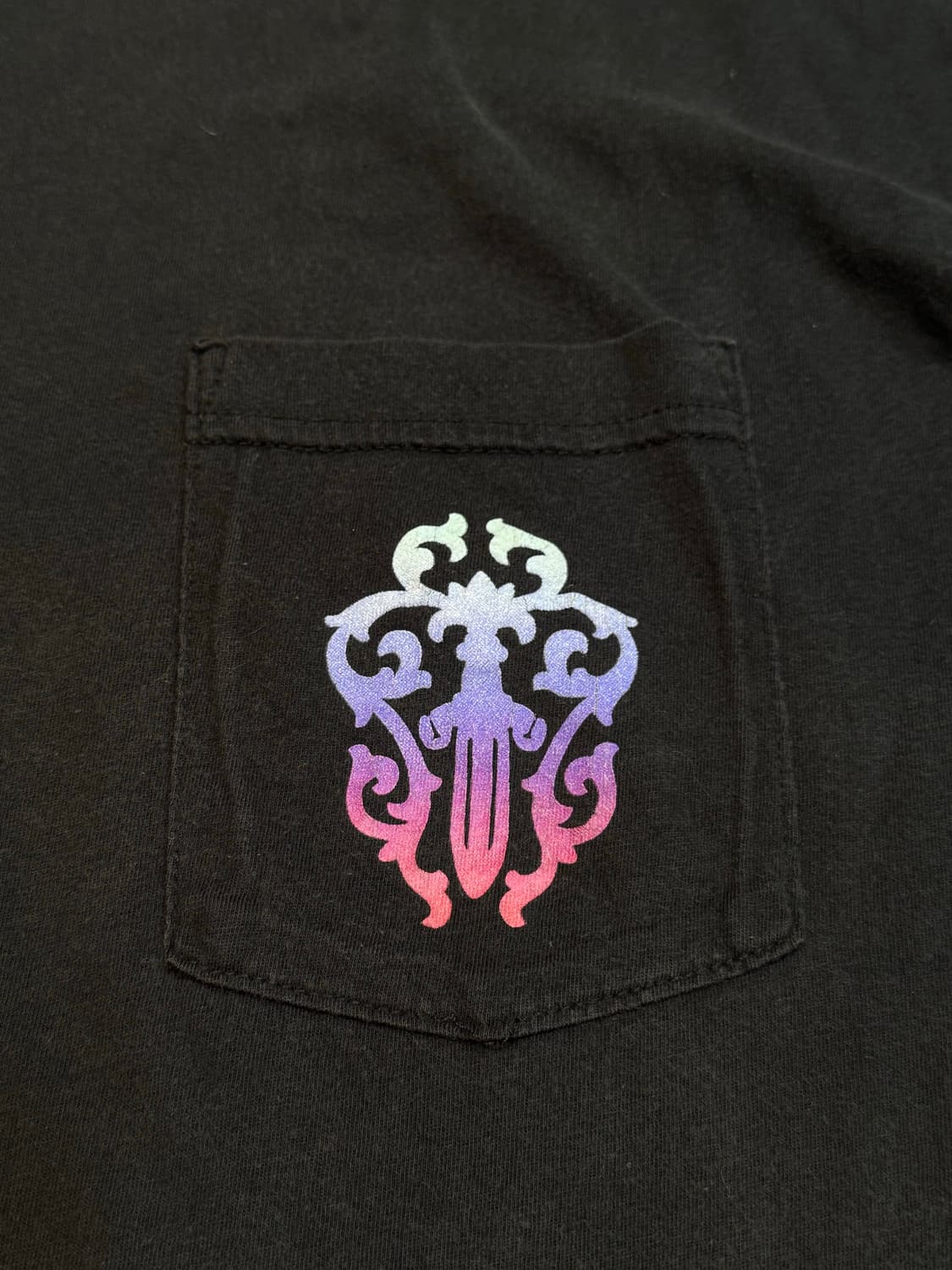 Chrome Hearts 크롬하츠 그라디언트 대거 티셔츠 블랙 상품이미지3