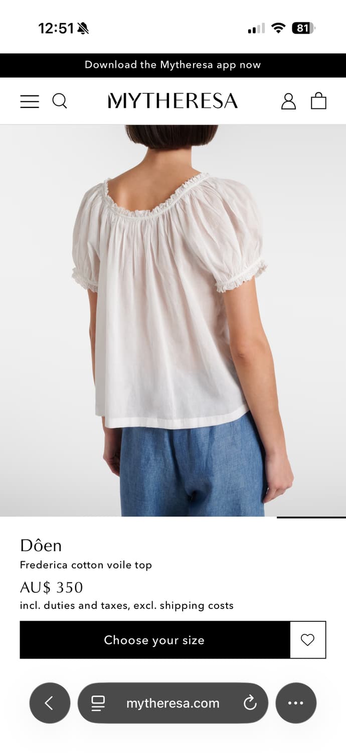 Doen frederica top S 상품이미지5