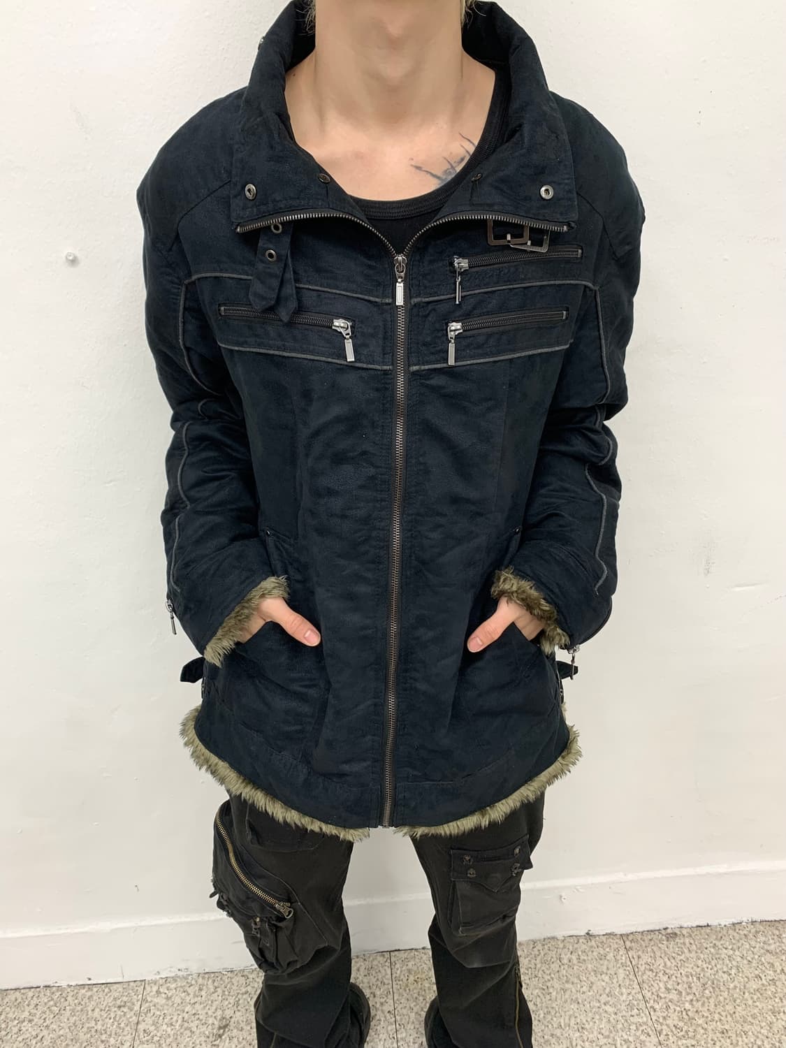 Splendid satisfaction zipper detail fur  상품이미지2