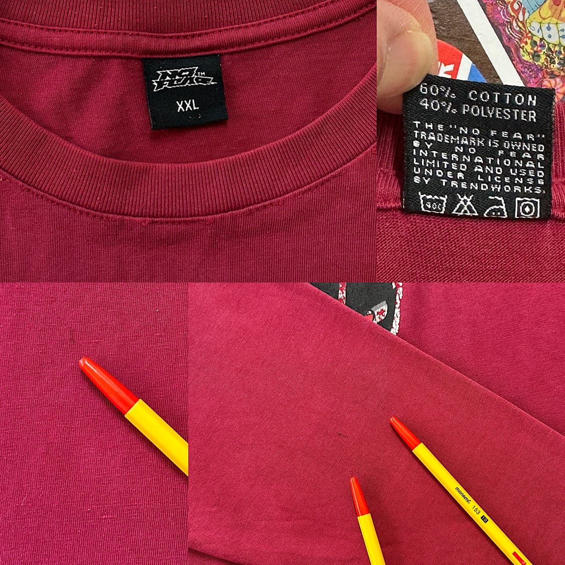 노 피어 No Fear 롱슬리브 티셔츠 XXL 상품이미지10