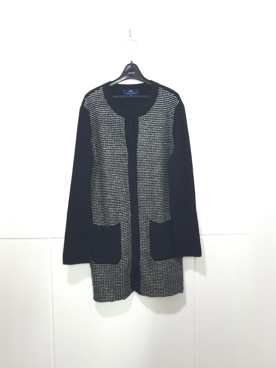 고비 GOBI 캐시미어 100% 트위드 롱 가디건 자켓 사이즈 S 상품이미지1