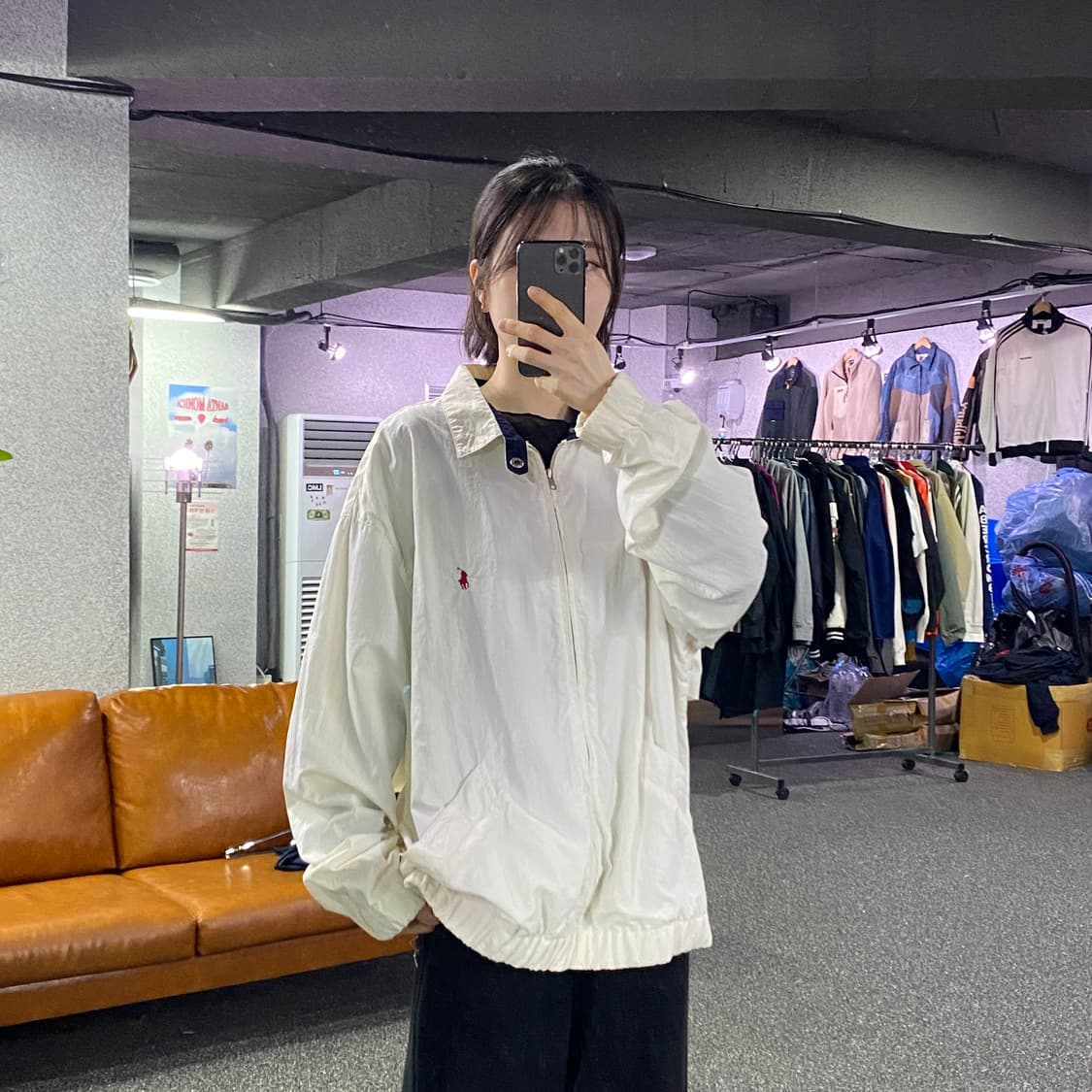 폴로 랄프로렌 레드포니 화이트 스윙톱 자켓 B4493 상품이미지1