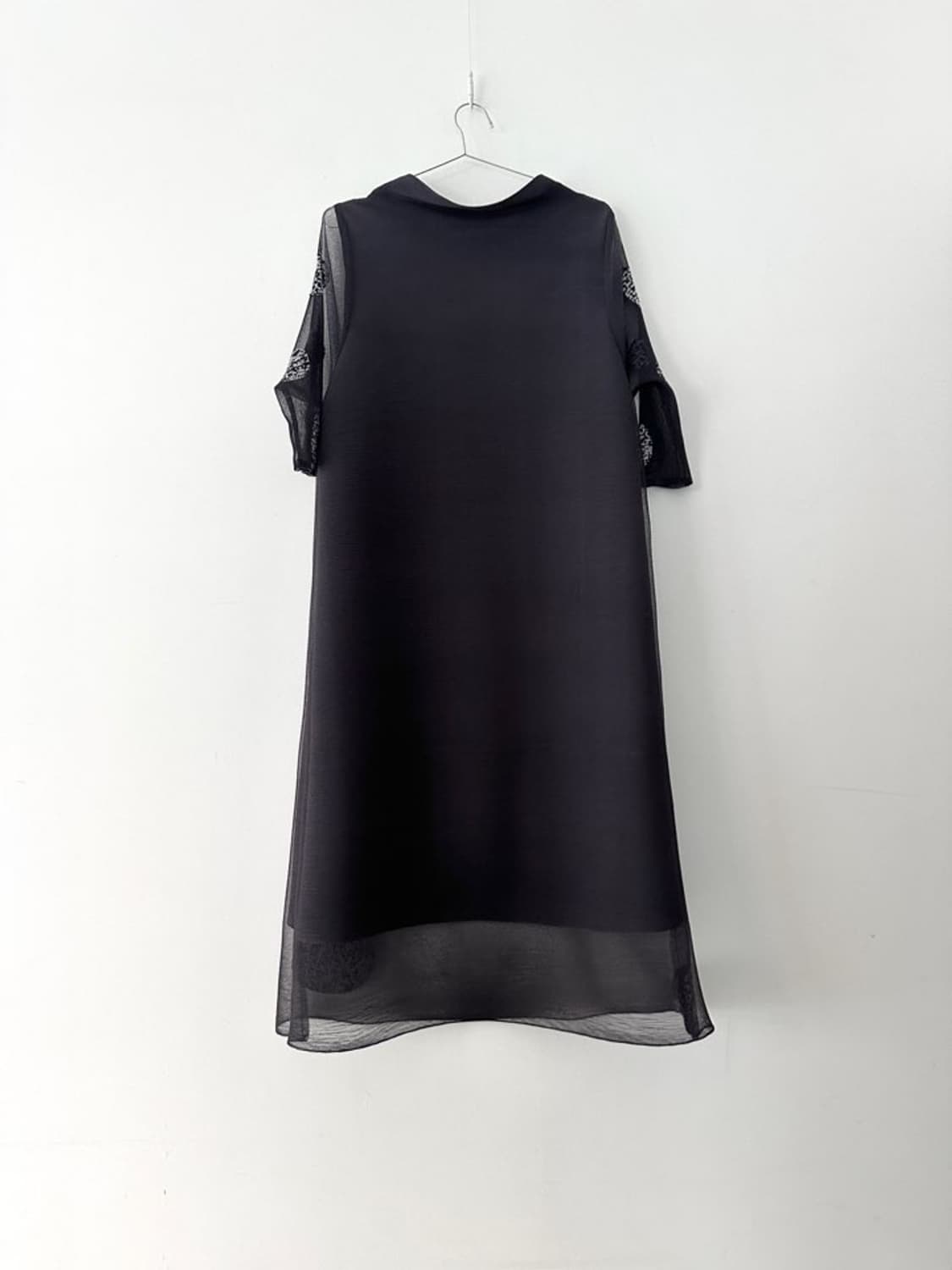 Big dot pleats ops & top / charcoal 상품이미지4