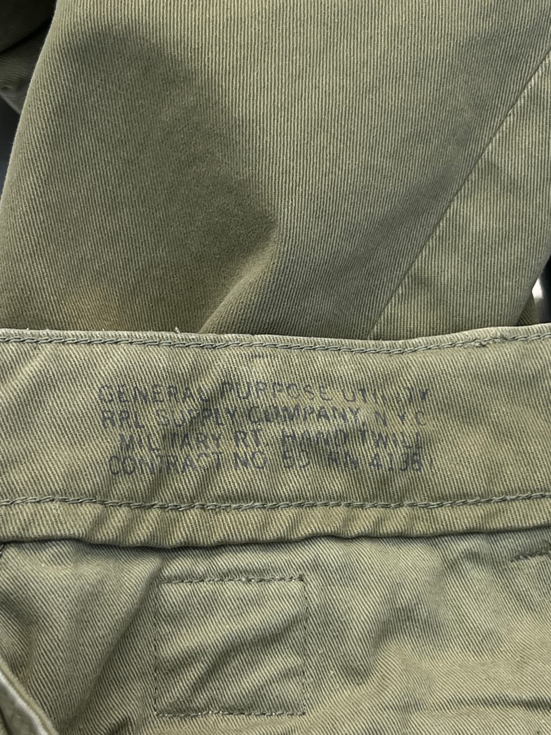 RRL 더블알엘 오피서 카키 치노 팬츠 상품이미지7